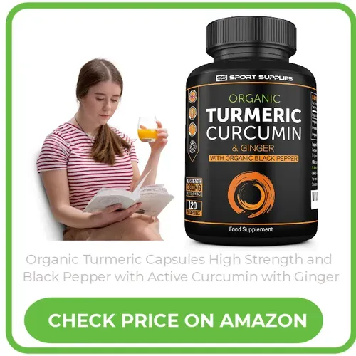 Organic Turmeric Capsules High Strength