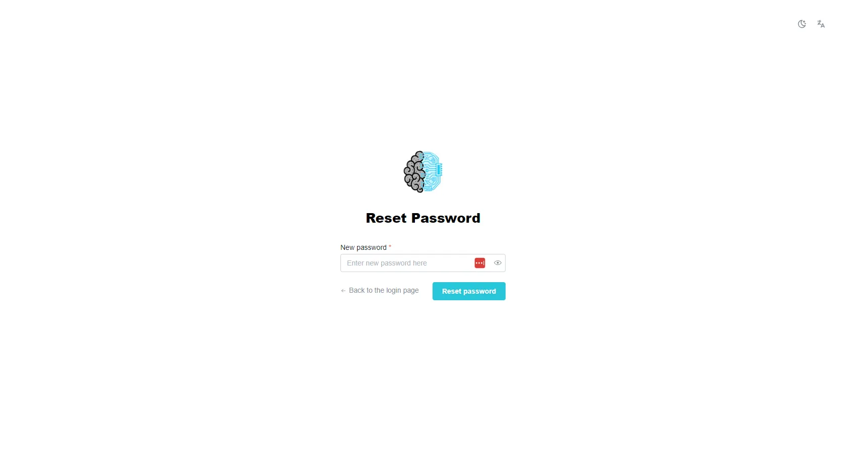 Real Agent Results reset password