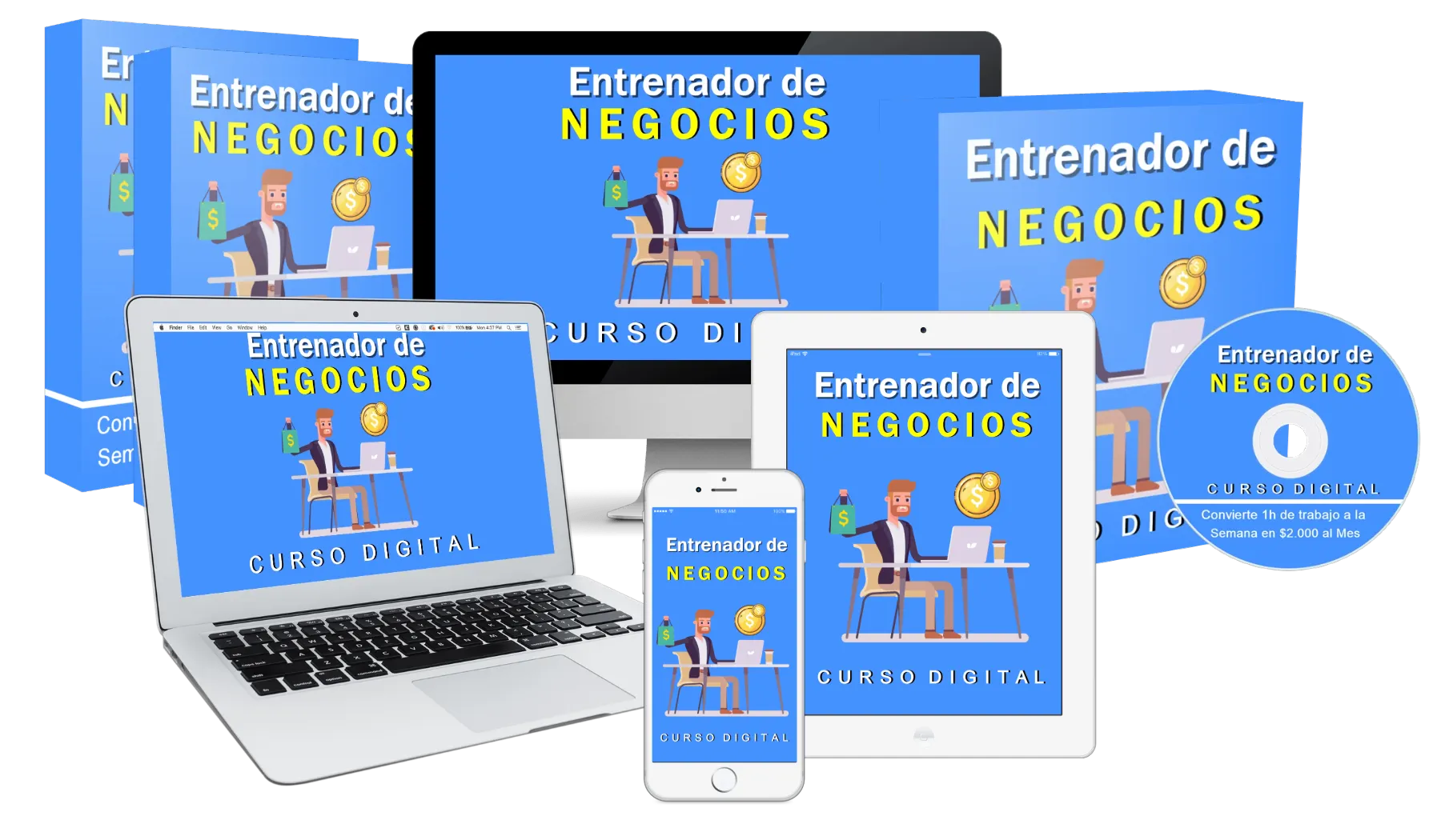 Entrenador de negocios: Convierte 1h de trabajo a la semana en $2.000 al mes