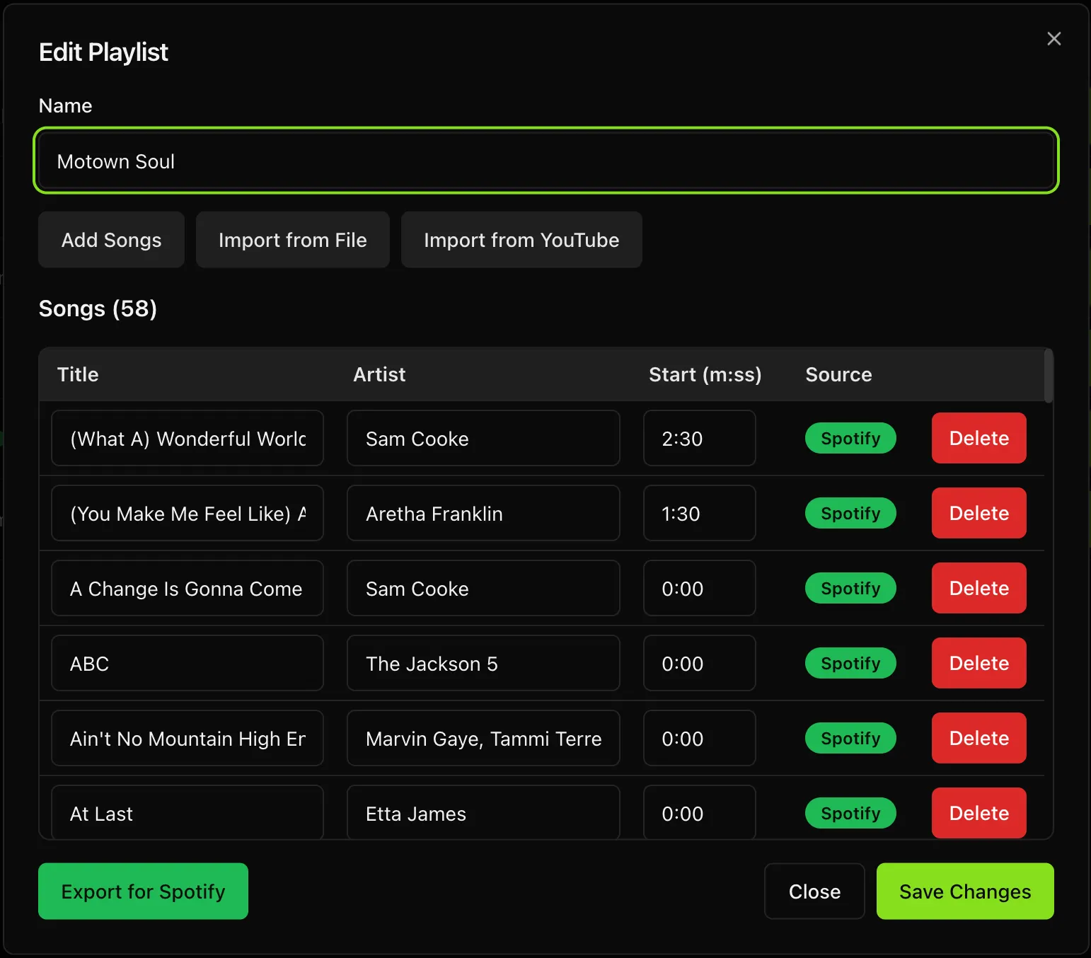 Music bingo card generator, mark the hook. 