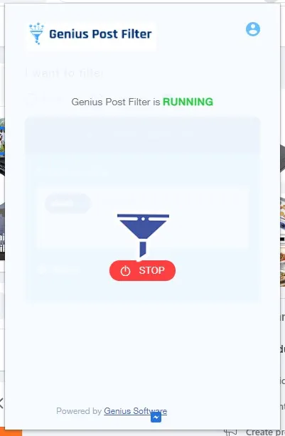 how to use genius post filter for facebook