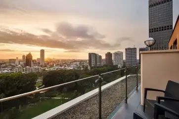 Sheraton Grand Sydney Hyde Park Exterior Dusk