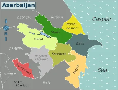 Azerbaijan map