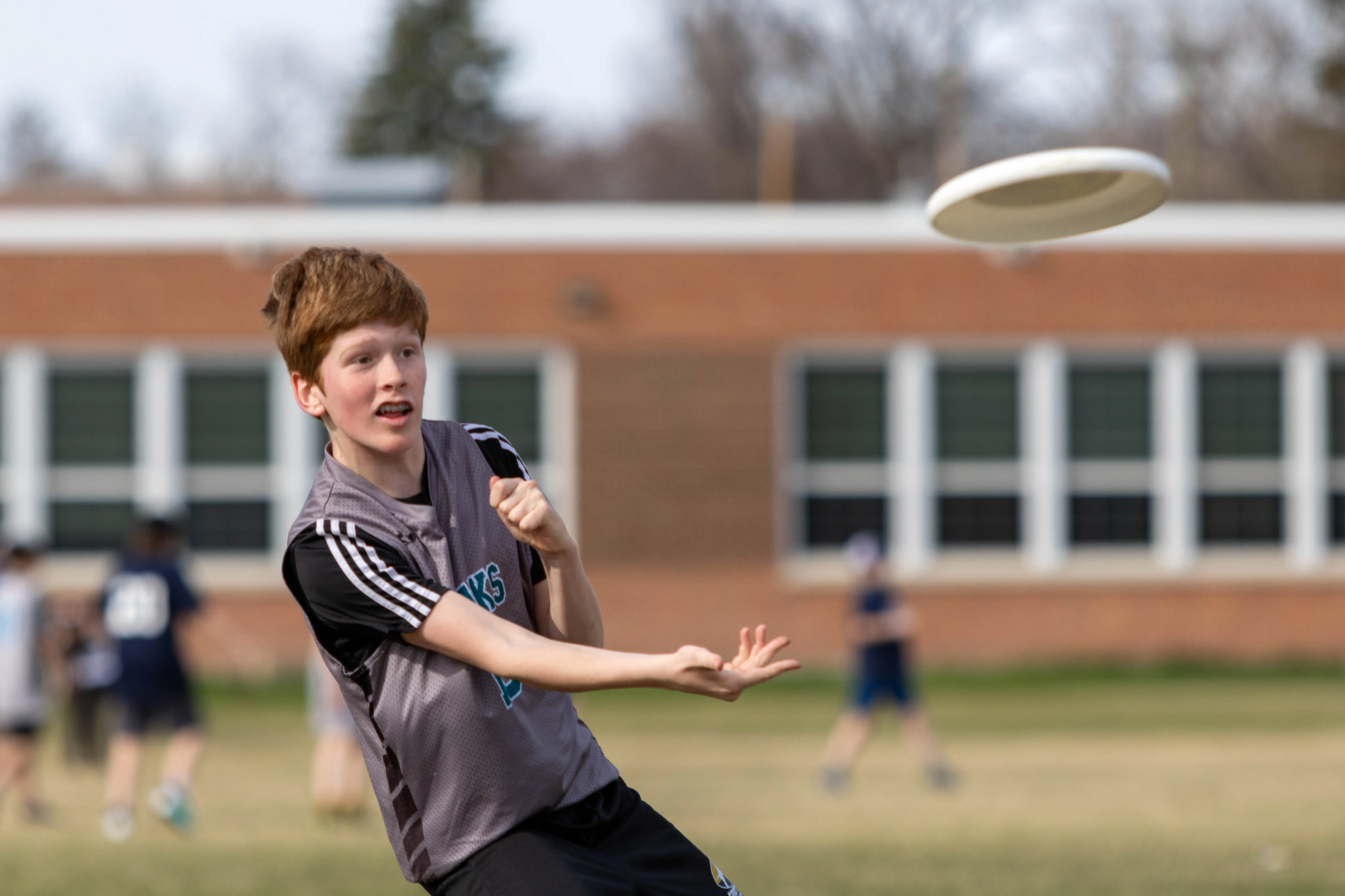 “Youth ultimate frisbee action photography in Winnipeg”