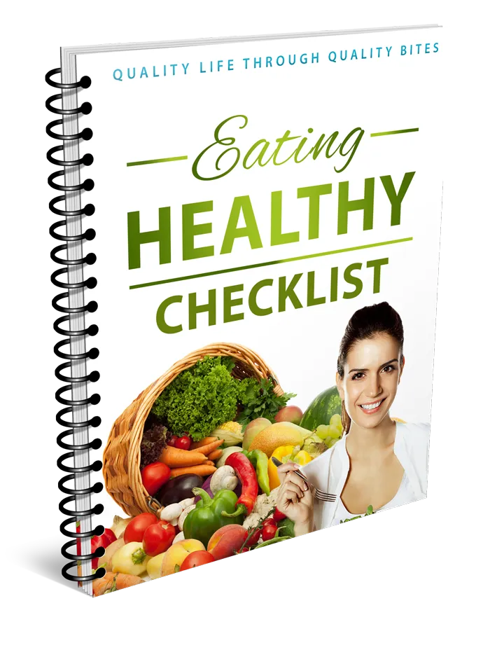 pcture ofeating healthy checklist