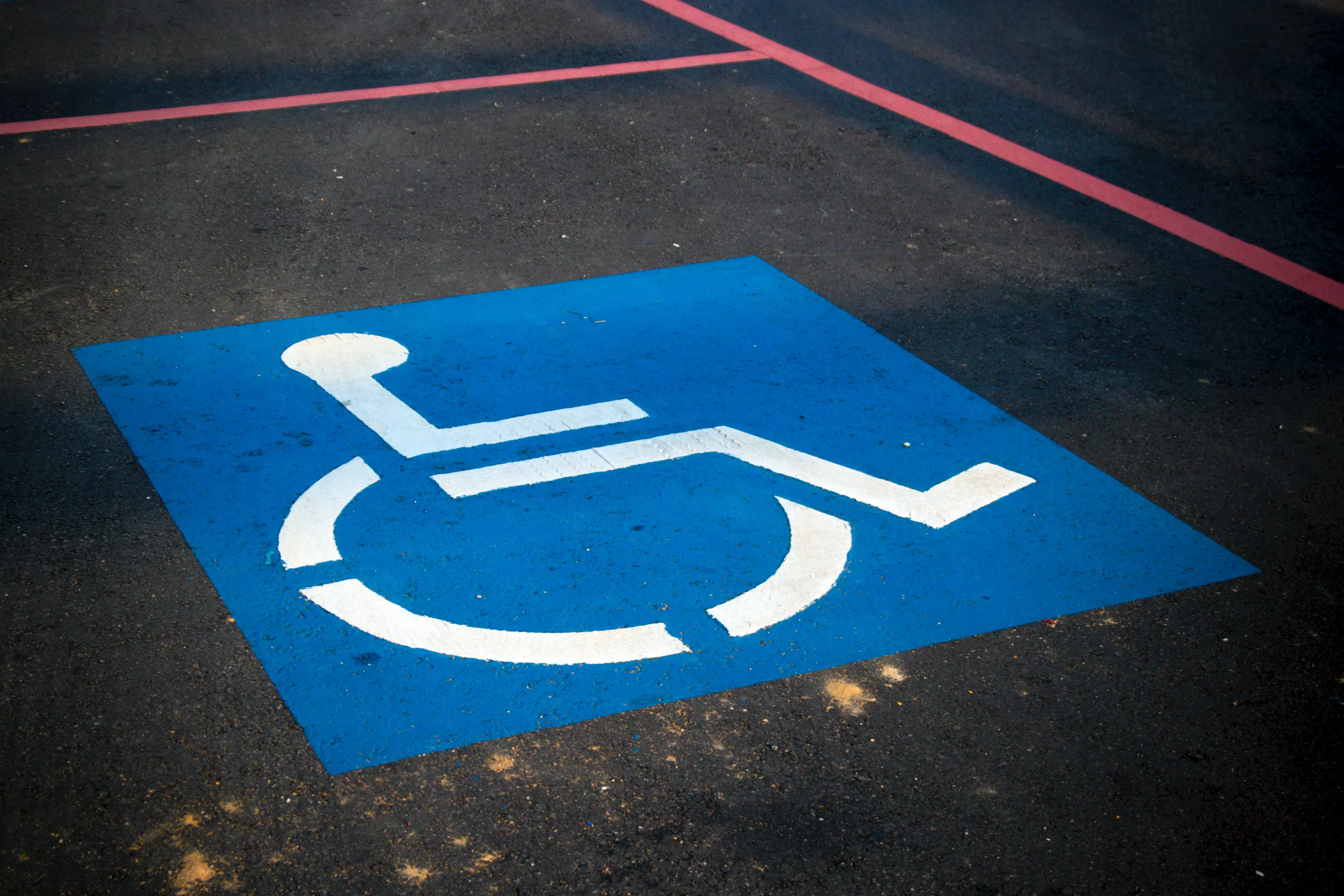 handicap parking space 