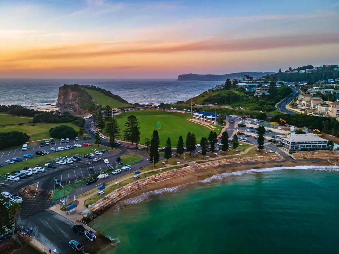 terrigal aerial shot