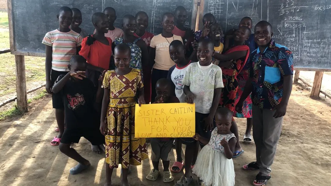 Thank you messages from the kids
