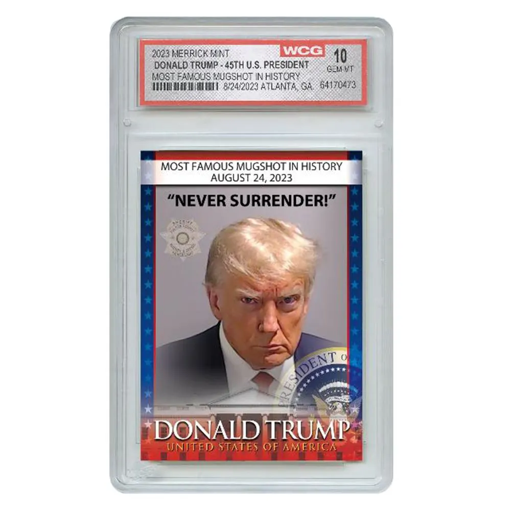 Trump Mugshot Collectible Trading Card