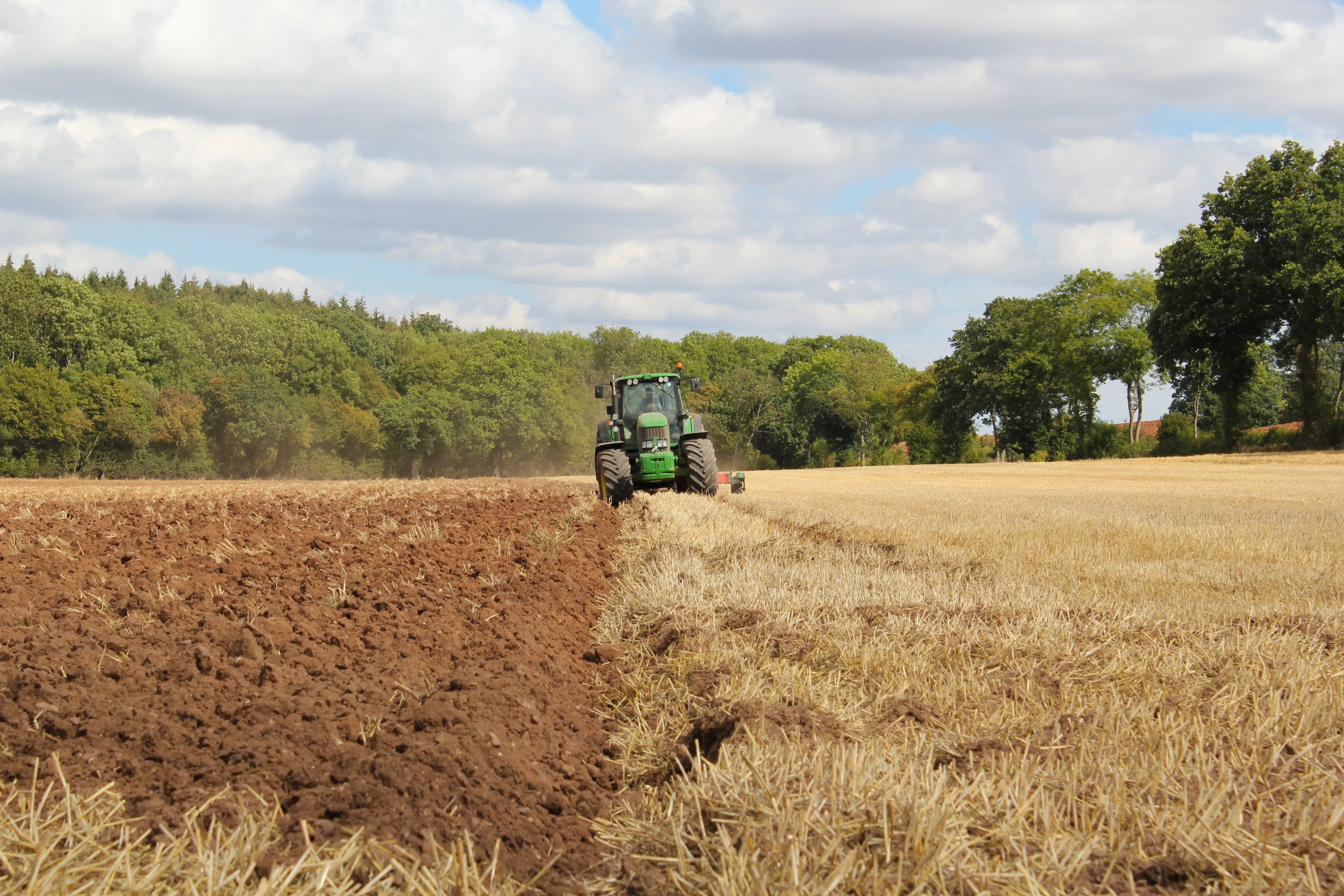 Organic essential oils start with organic farming practices.