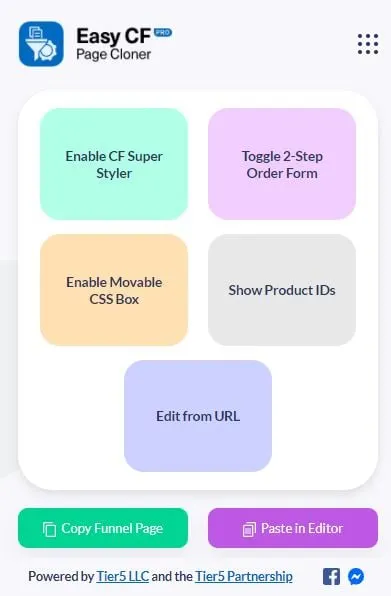 click funnels easy cf page cloner