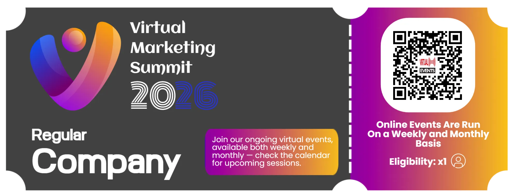 Virtual-Events.CC Business Attendee Ticket