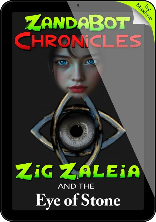 ZandaBot Chronicles Zig Zaleia and the Eye of Stone