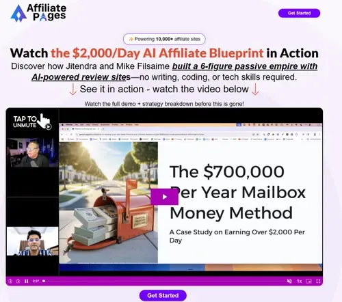 Affiliate Pages