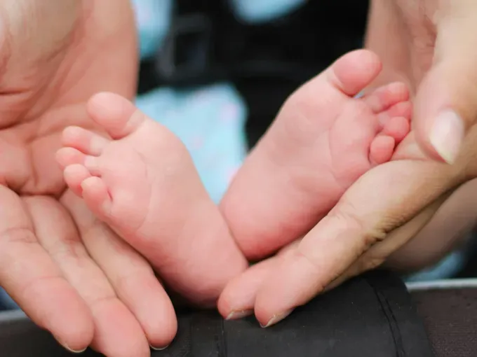 cute baby feet