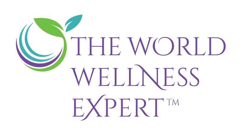 world wellness expert logo color