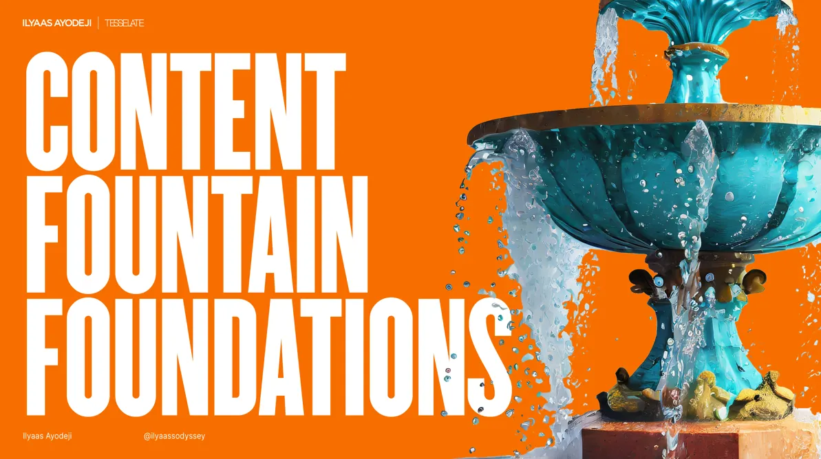 Content Fountain Foundations banner