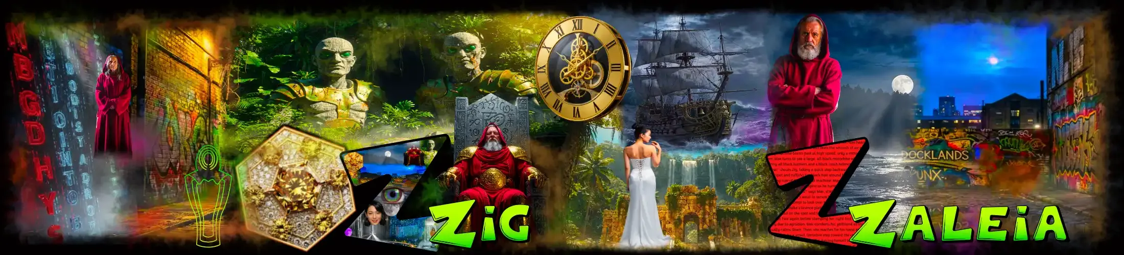 Zig Zaleia ZandaBot Odyssey Series of Short Stories