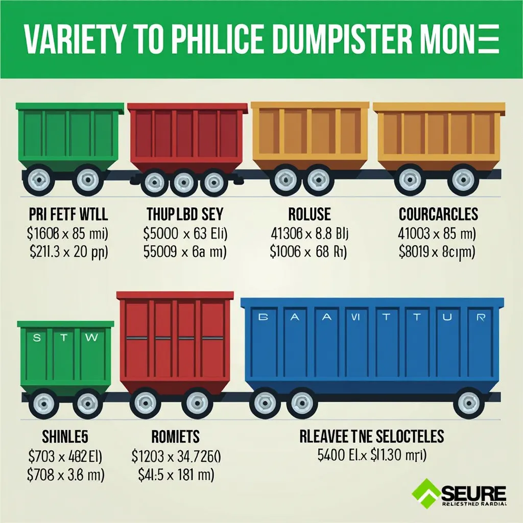 Variety of Dumpster Sizes Pic