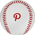 baseball image with pinterest icon