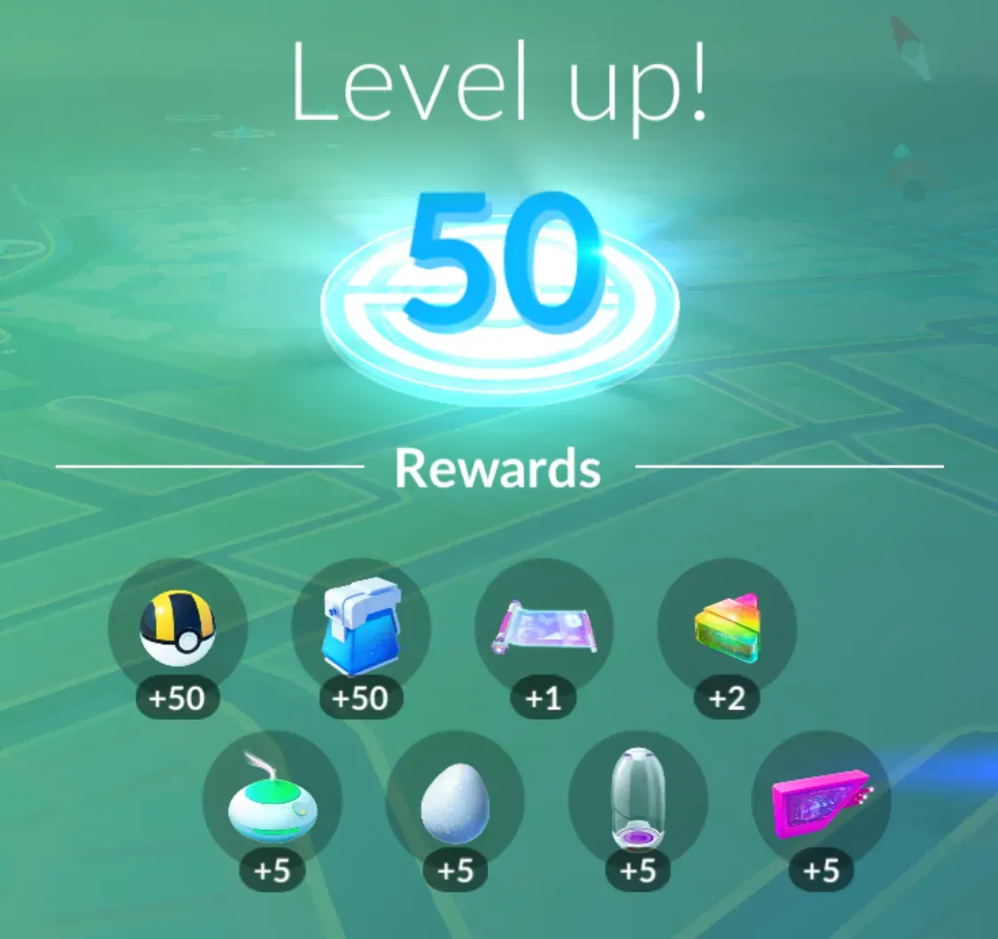 Level 50 Rewards Picture