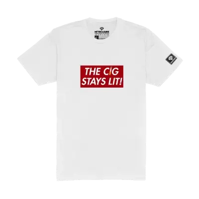 The Cig Stays Lit t-shirt