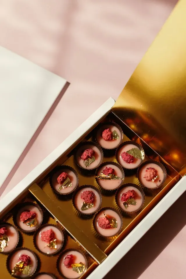 treat yourself to being unapologetic like to a box of expensive chocolates