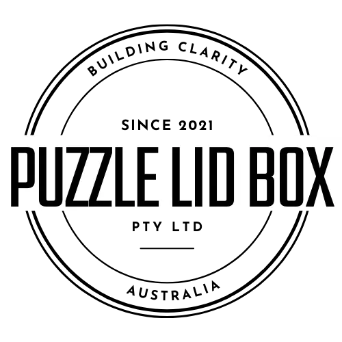 Puzzle Lid Box Logo