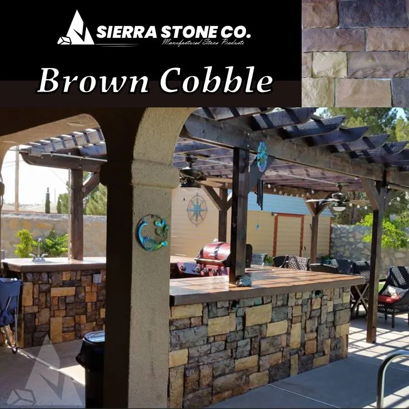 cobble stone veneer