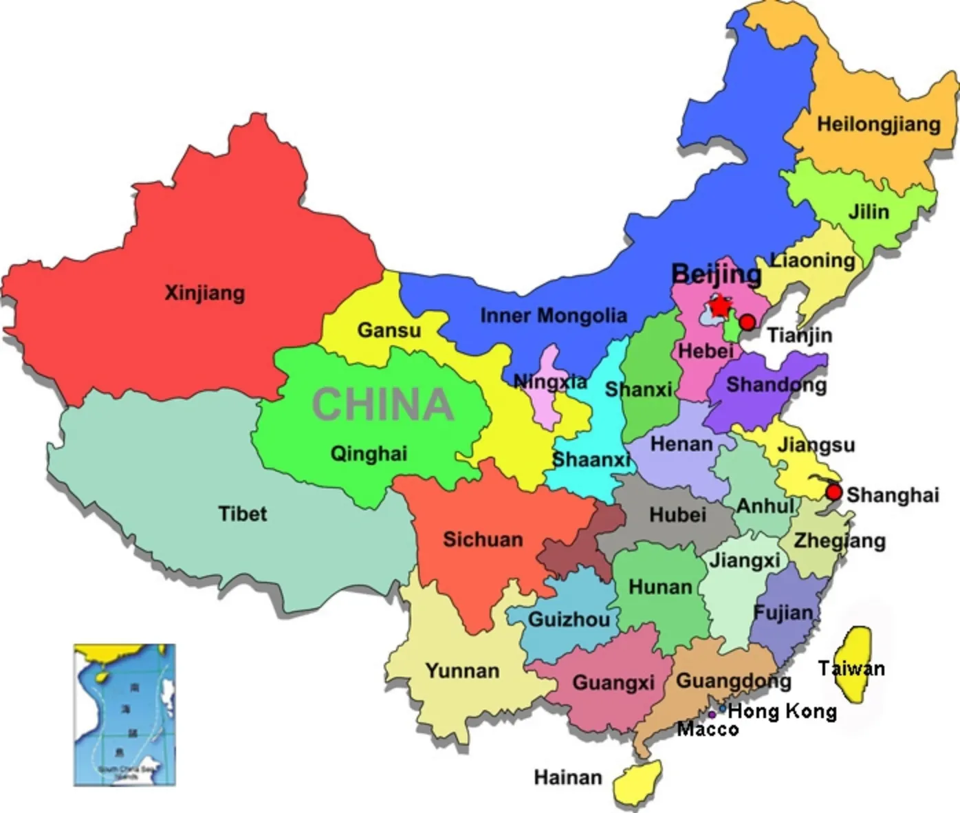 China map