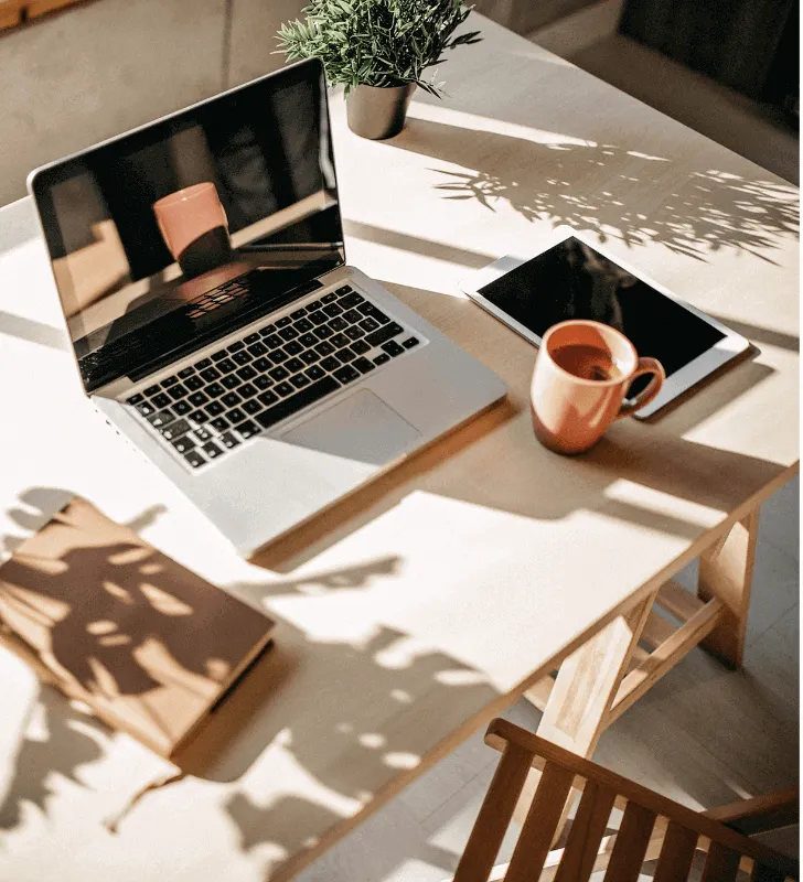 Peaceful workspace - www.betterversionofyou.co