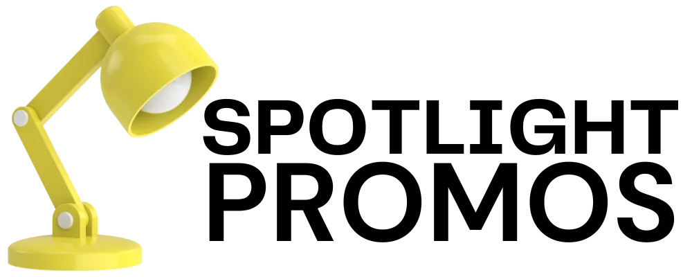 spotlight promos logo yellow black