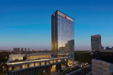 Jiaxing Marriott Hotel Night Exterior