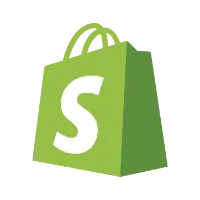 Green shopping bag with the letter 's' displayed in the center.