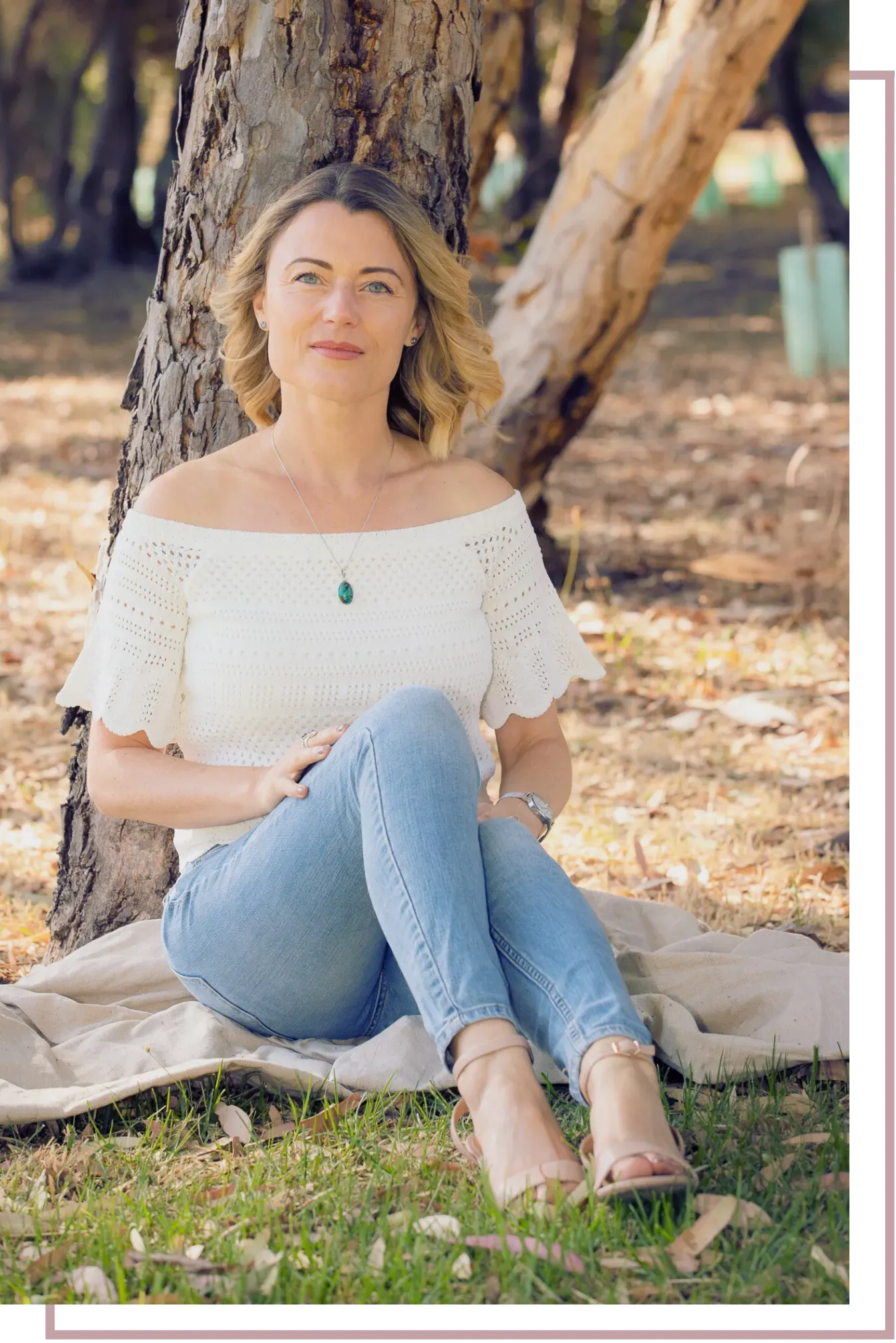 a woman's portrait in nature
