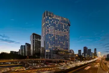 Renaissance Beijing Capital Hotel Exterior Night