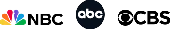 NBC & ABC & CBS logos