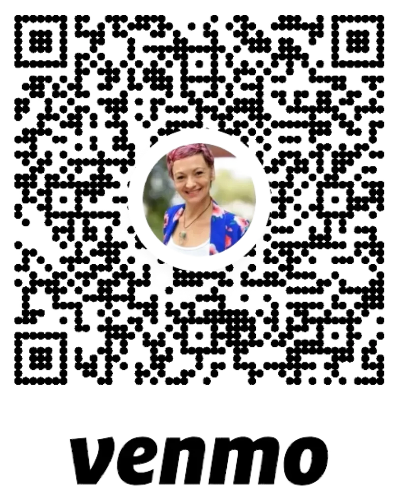 Venmo QR code - scan to pay @kesliemack