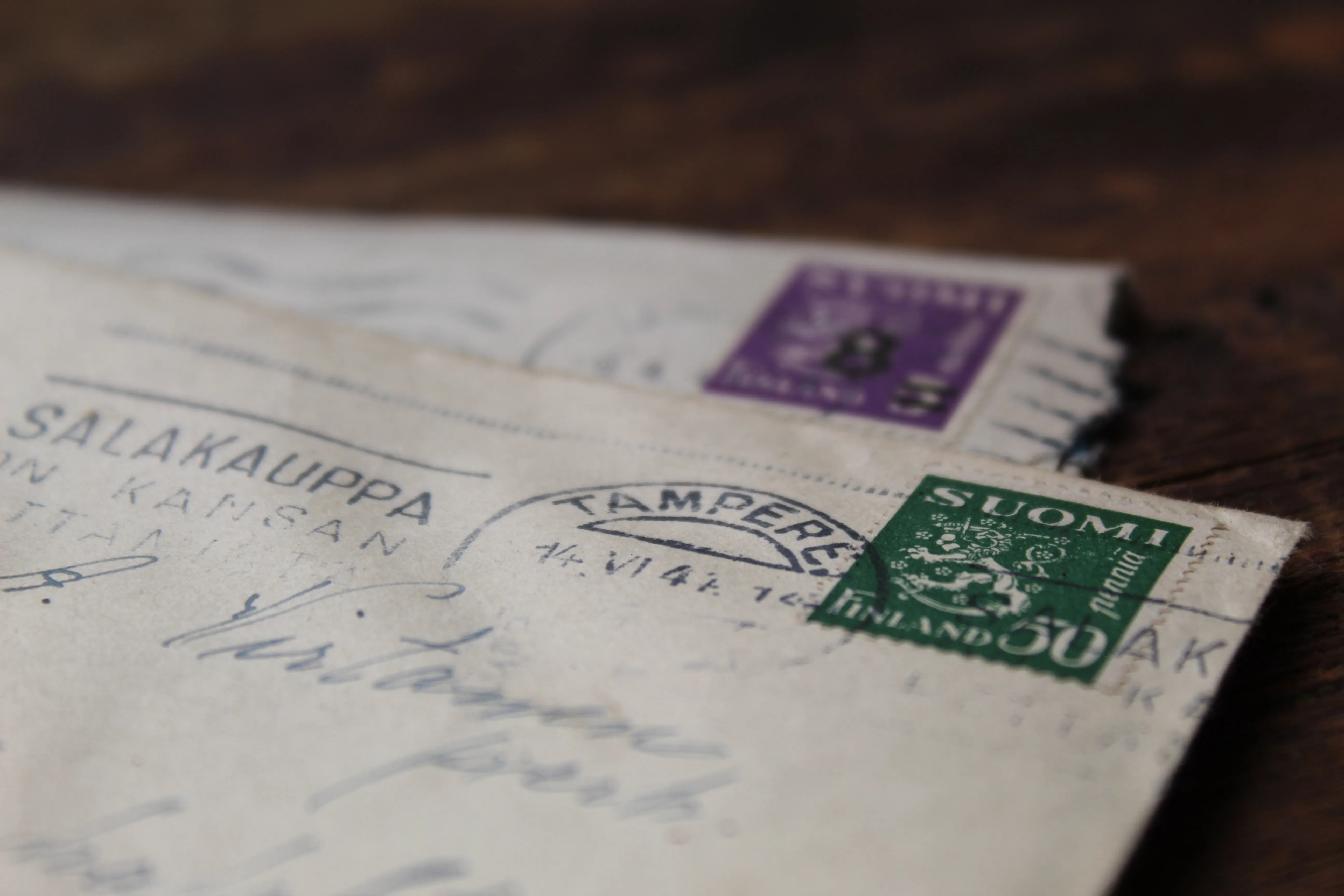 envelope with stamp