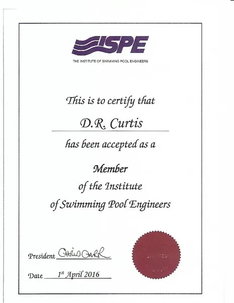 ISPE Membership Certificate
