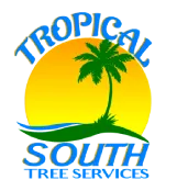 tropical south tree service logo