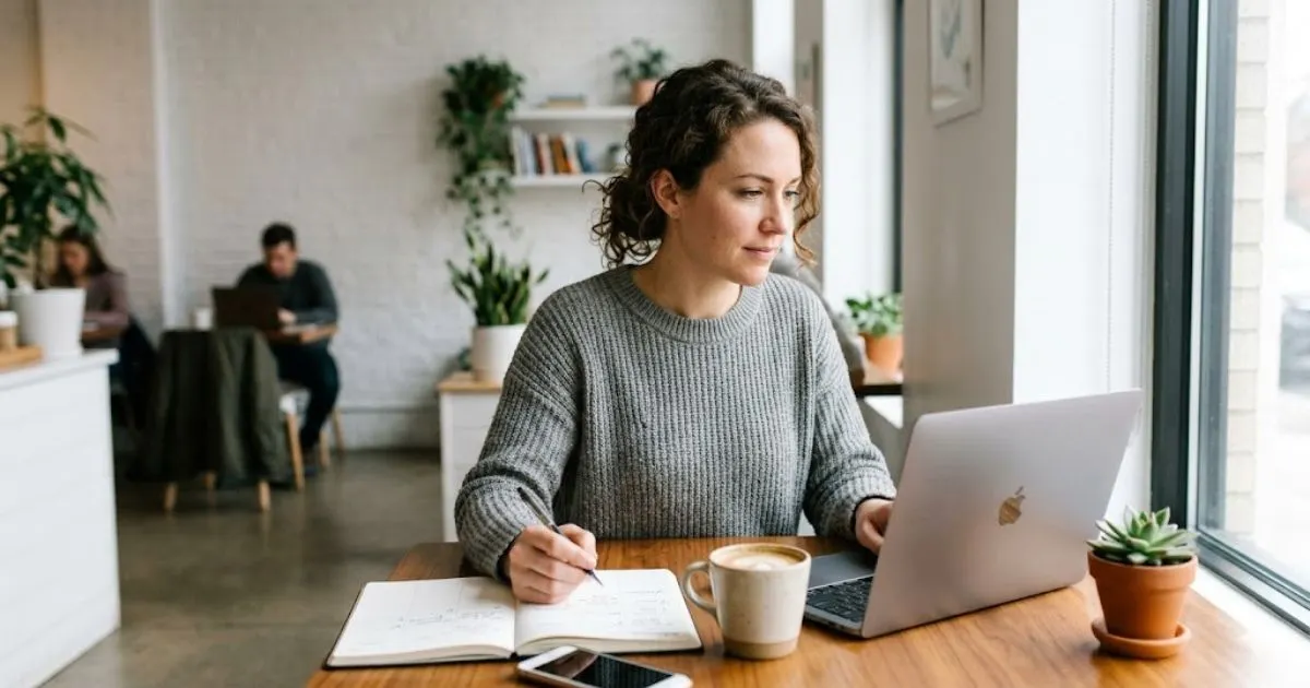 Solopreneur scaling business using AI tools.