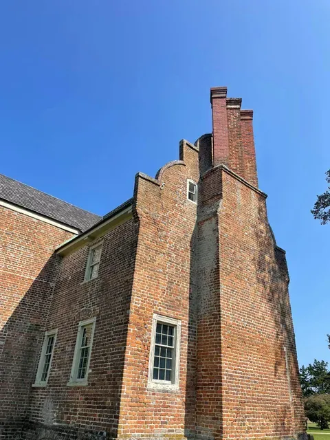 Bacons Castle is the oldest recorded brick dwelling in America and an example of High Jacobean architecture