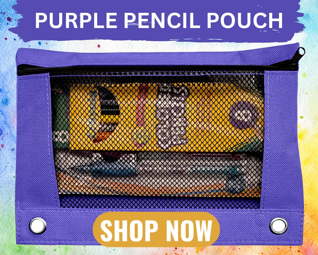 Purple Pencil Case