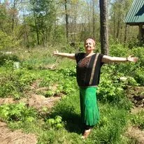 Colleen Rabbit Smith on the land