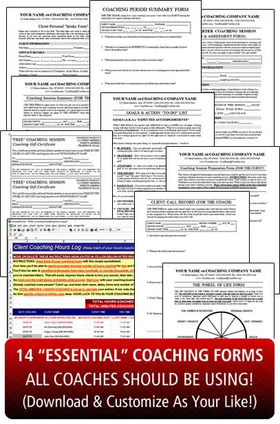 PR: Coaching Client Forms by Bart Smith