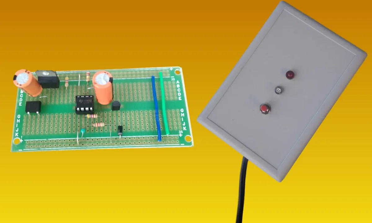 Prototype of 5 Minutes Timer Circuit To Turn Off Electrical Devices