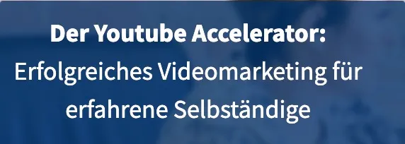 Youtube Accelerator Sabine Schmelzer