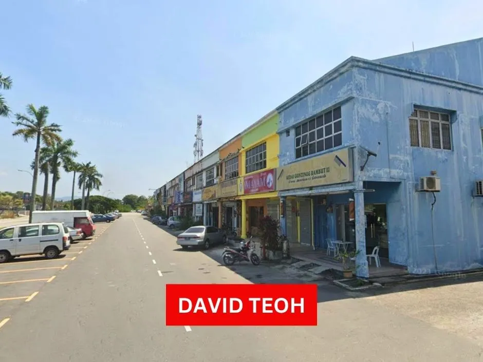 facing main road ground floor shoplot for rent at bandar tasek mutiara simpang ampat penang