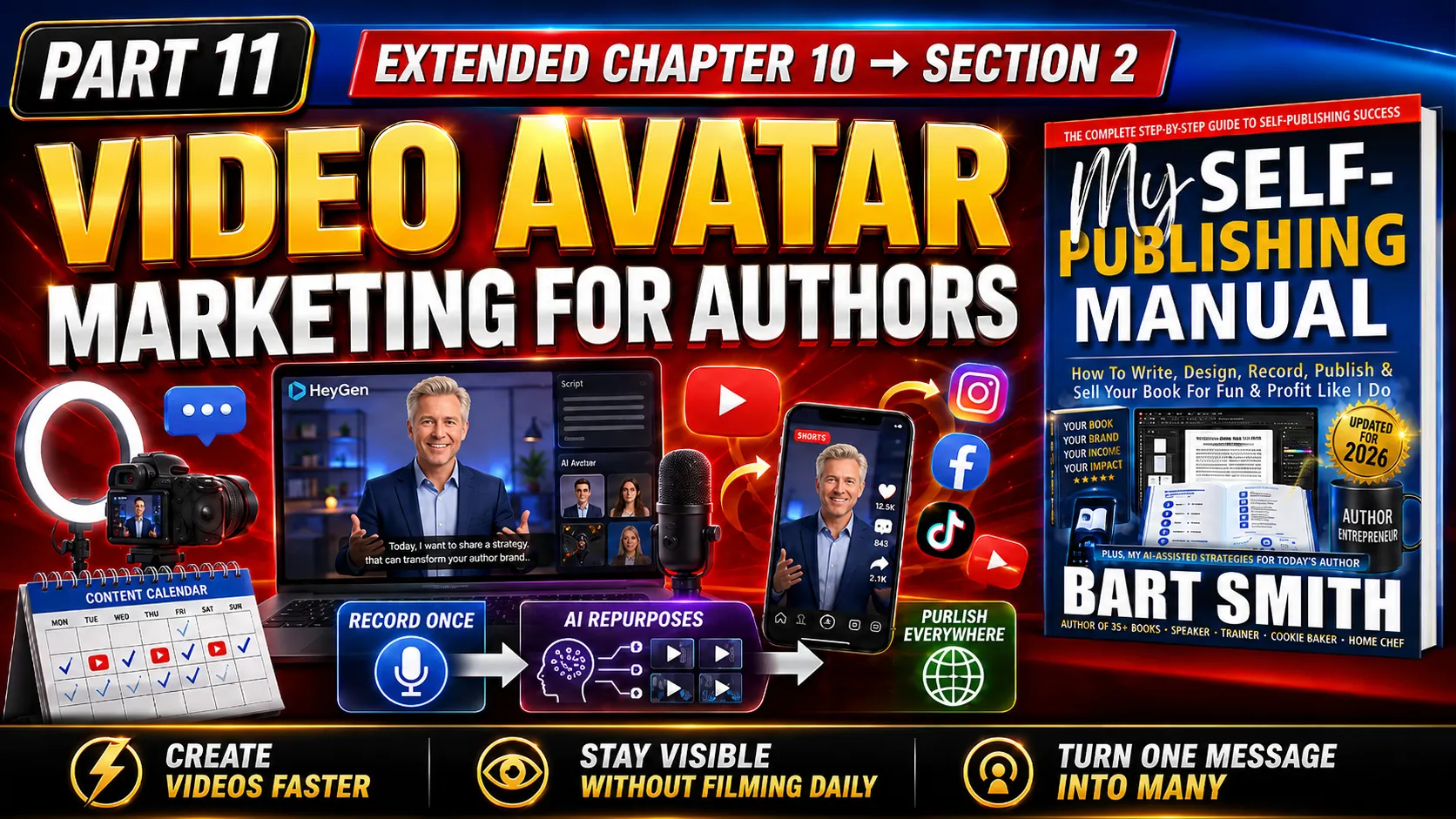 Part 11 — Video Avatar Marketing For Authors